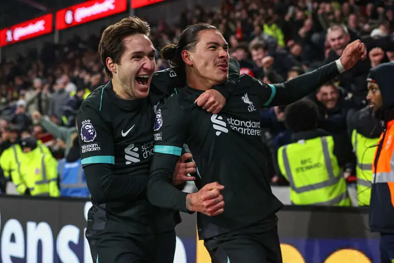 Darwin Nuñez avec Liverpool