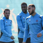 Ismaël Bennacer et Amine Gouiri avec l'OM