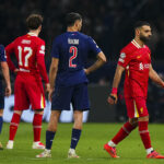 Mohamed Salah avec Liverpool contre le PSG