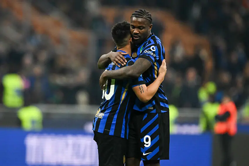 Inter Milan : La joie de Lautaro Martinez et Marcus Thuram thumbnail
