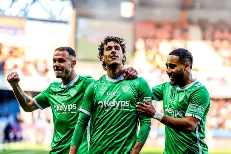 Lucas Stassin avec l'ASSE
