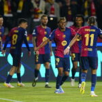 Les Barcelonais célèbrent contre Dortmund