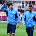Leonardo Balerdi et Luiz Felipe Ramos avec l'OM
