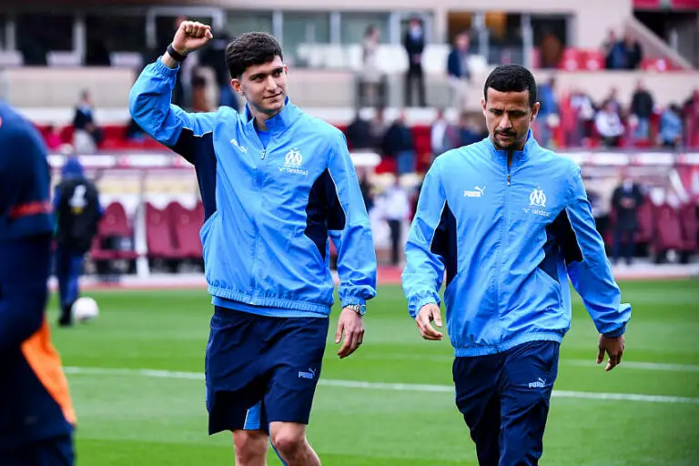 Leonardo Balerdi et Luiz Felipe Ramos avec l'OM