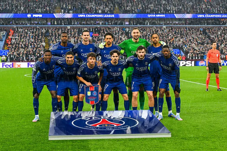 Aston Villa / PSG, les joueurs parisiens avant le match