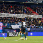 Banderole des supporteurs du SM Caen