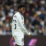 Endrick avec le Real Madrid face à Bilbao